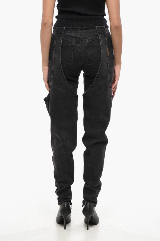  발망 데님 팬츠 YF0MH031DC590PC Black - BALMAIN