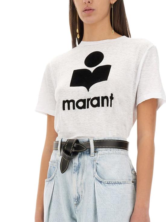 25FW 이자벨마랑에뚜왈 반팔 티셔츠 TS0001FB A1N09E20WH WHITE - ISABEL MARANT ETOILE