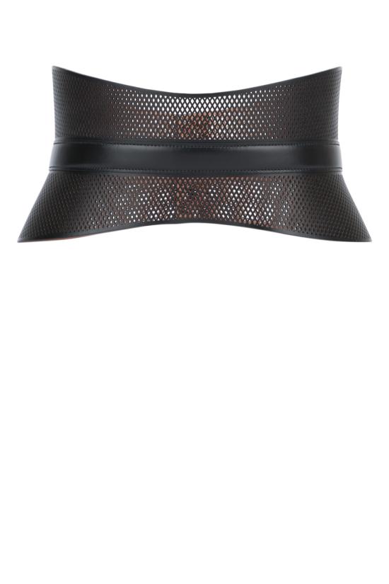 25SS 알라이아 와이드 벨트 AA1C043GCA330 999 NOIR