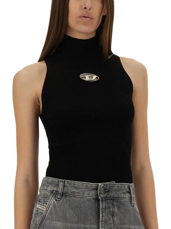 25FW 디젤 탑 A13020 0DLAX9XX BLACK - DIESEL