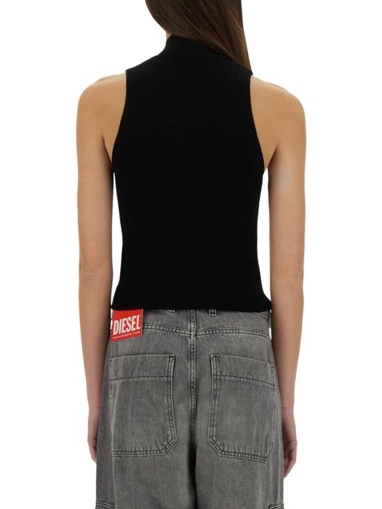 25FW 디젤 탑 A13020 0DLAX9XX BLACK - DIESEL