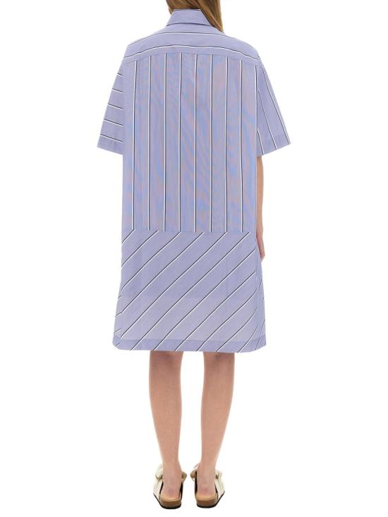 25SS JW앤더슨 미디 원피스 DR0475 PG1142803 BABY BLUE - JW ANDERSON