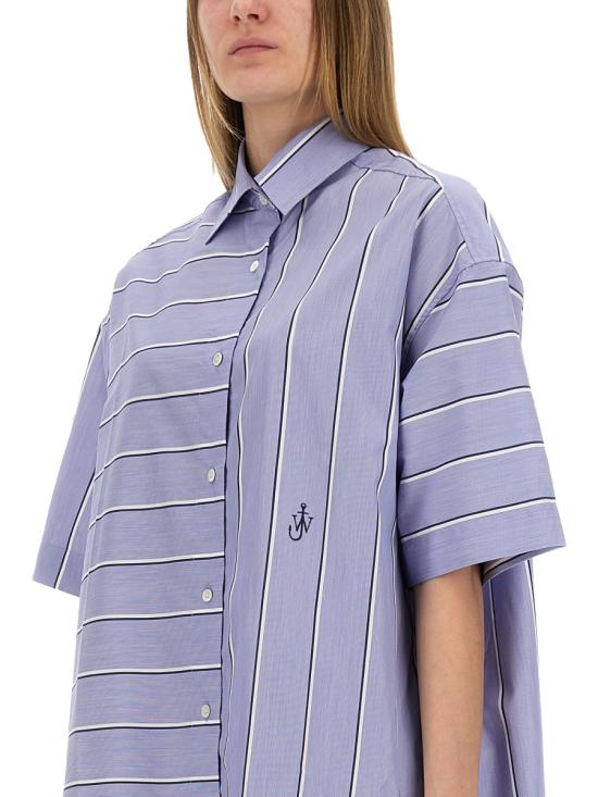 25SS JW앤더슨 미디 원피스 DR0475 PG1142803 BABY BLUE - JW ANDERSON