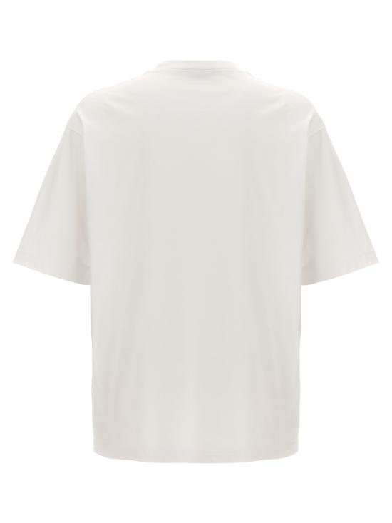 25FW 구찌 프린트 디테일 코튼 저지 티셔츠 784361XJGKB9074 White - GUCCI