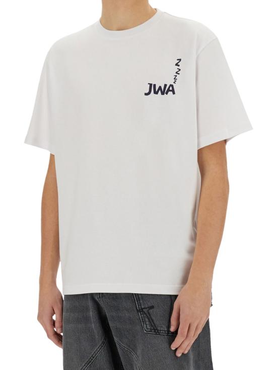25SS JW앤더슨 반팔 티셔츠 JT0271 PG1510001 WHITE - JW ANDERSON