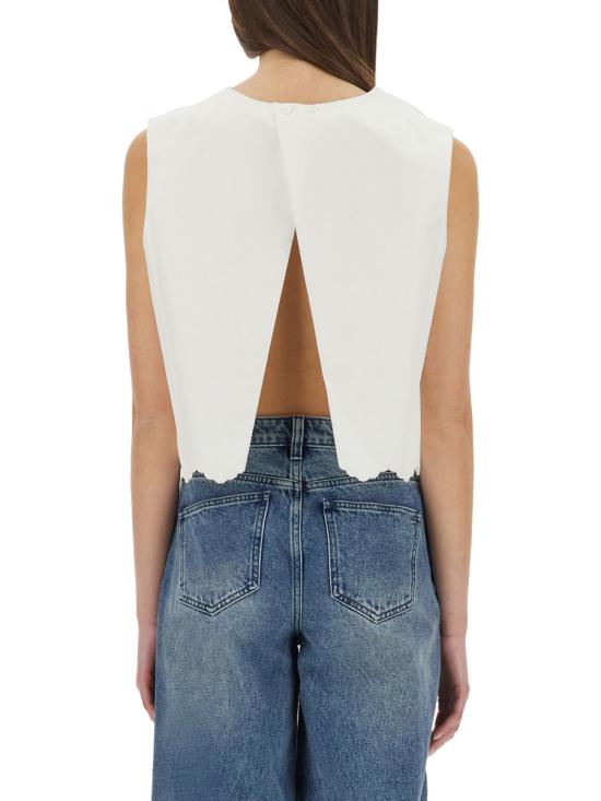 25SS 파투 민소매 티셔츠 TO160 0017001W WHITE - PATOU