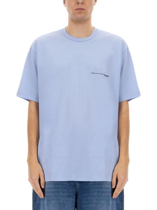 25SS 꼼데가르송 반팔 티셔츠 FO T023 1 BABY BLUE