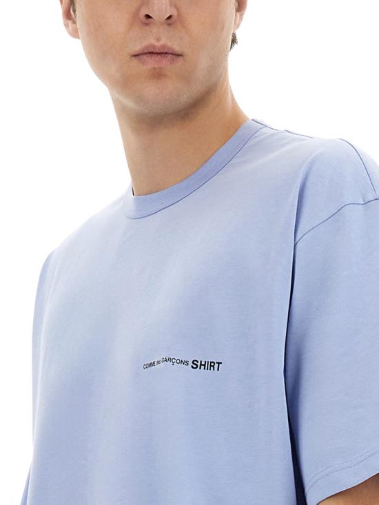 25SS 꼼데가르송 반팔 티셔츠 FO T023 1 BABY BLUE - COMME DES GARCONS