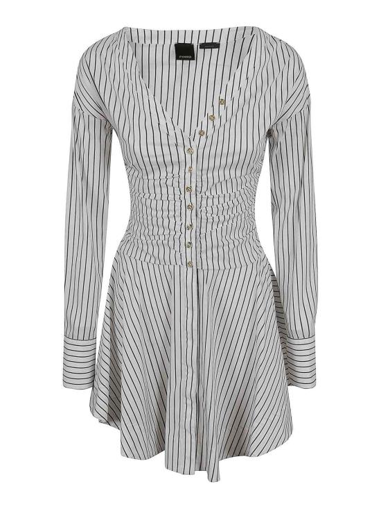  핑코 미디 스커트 102773A1PFZZ1 White