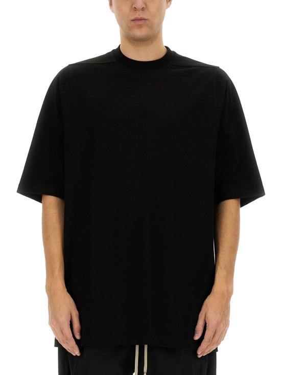 25SS 릭 오웬스 반팔 티셔츠 RU01E5249 BA09 BLACK