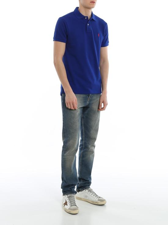  폴로 랄프로렌 폴로 티셔츠 710795080001 Blue - POLO RALPH LAUREN