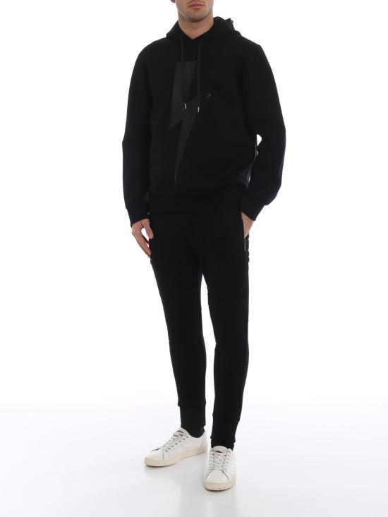  닐바렛 트레이닝/조거 팬츠 BJP105H523C01 Black - NEIL BARRETT