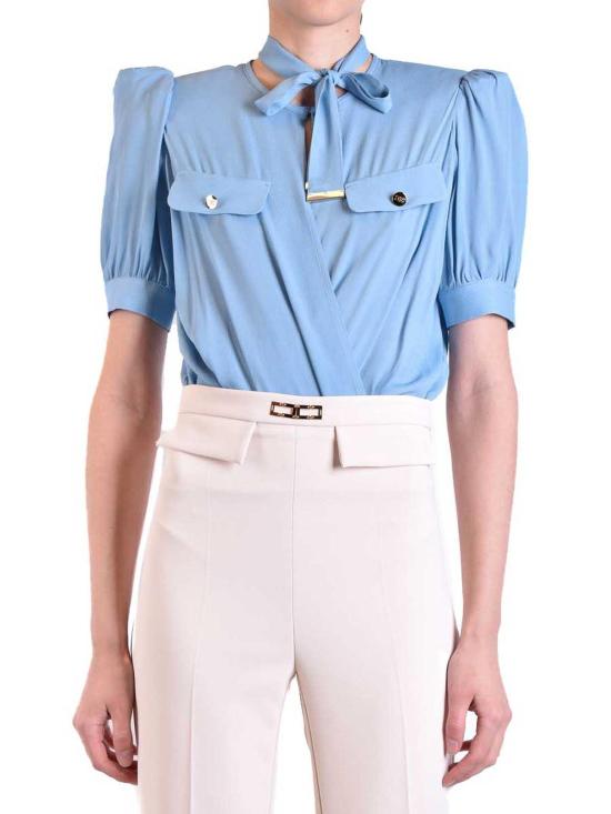 24FW 엘리자베타프랜치 민소매 티셔츠 CB00231E2016 Blue - ELISABETTA FRANCHI