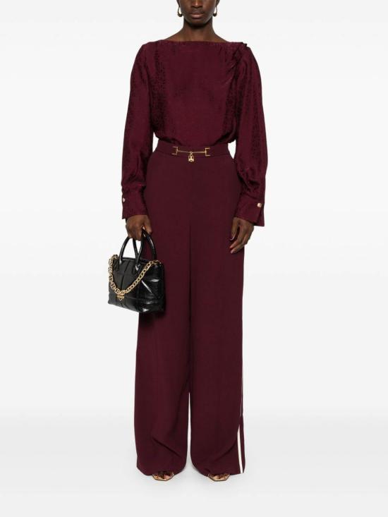  엘리자베타프랜치 스트레이트 팬츠 PA05747E2CI8 Purple - ELISABETTA FRANCHI