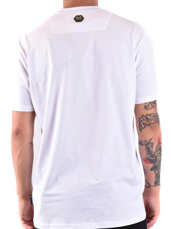  필립 플레인 반팔 티셔츠 FADCMTK7349PJY002N01 White - PHILIPP PLEIN