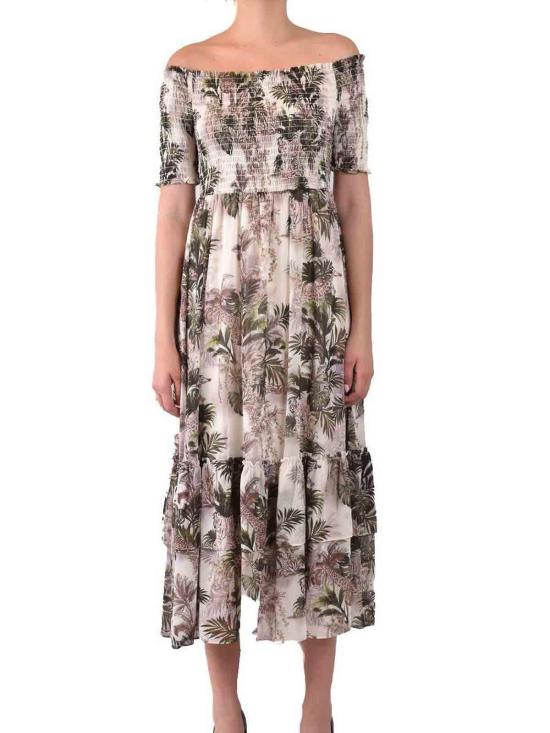  라장스 미디 스커트 61214SGBAWMS Multicolour - L'AGENCE