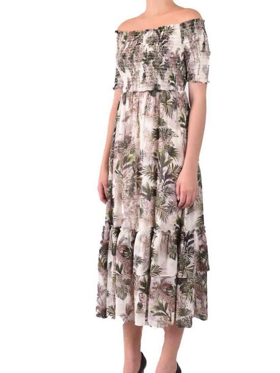  라장스 미디 스커트 61214SGBAWMS Multicolour - L'AGENCE