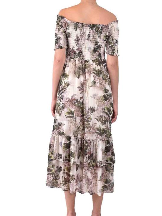  라장스 미디 스커트 61214SGBAWMS Multicolour - L'AGENCE