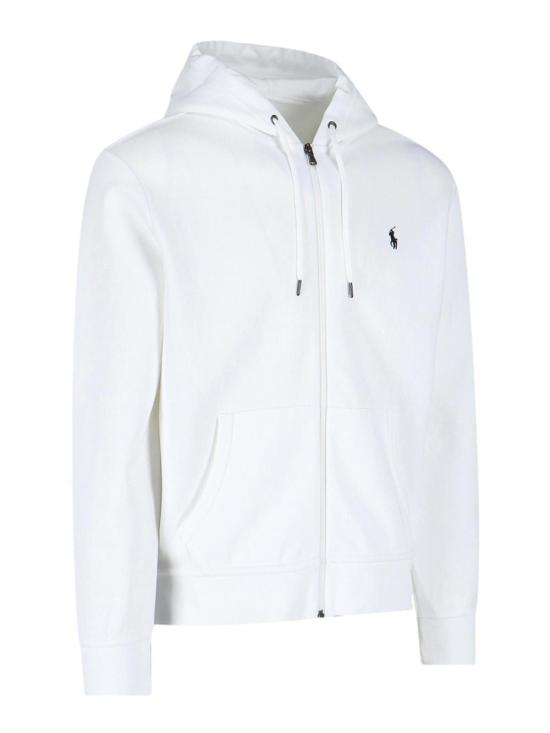  폴로 랄프로렌 더블 니트 후드 집업 710881517006 White - POLO RALPH LAUREN