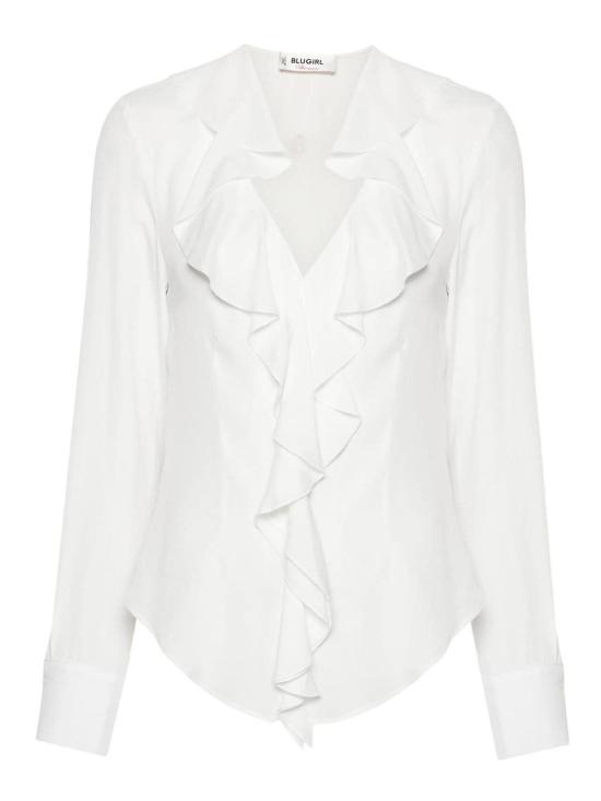  블루걸 미디 스커트 RA4142T333214300 White