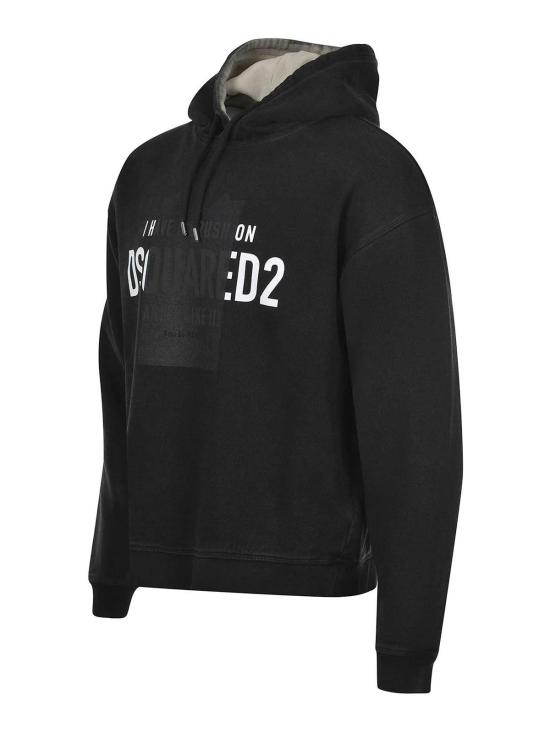  디스퀘어드2 후드 티셔츠 S74GU0860S25599900 Black - DSQUARED2