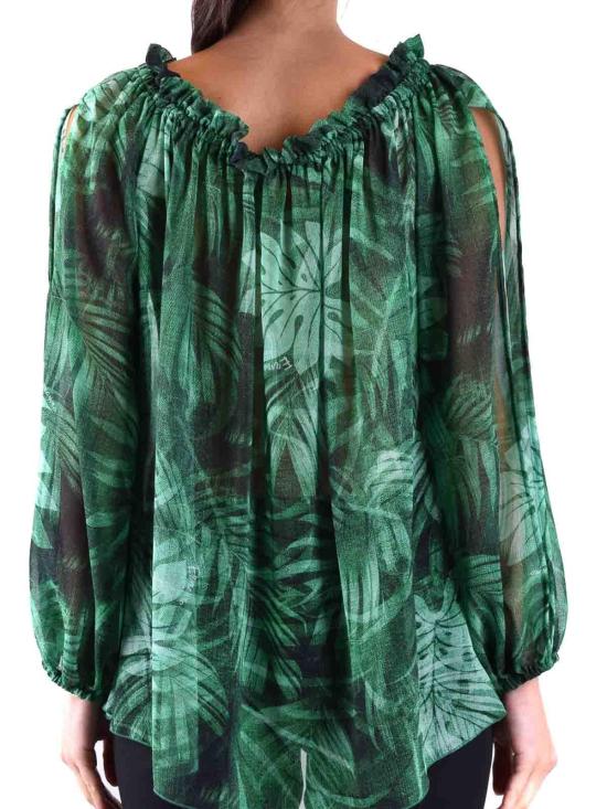  에르마노 설비노 블라우스 D44EK015EB1EB1MF684 Green - ERMANNO SCERVINO
