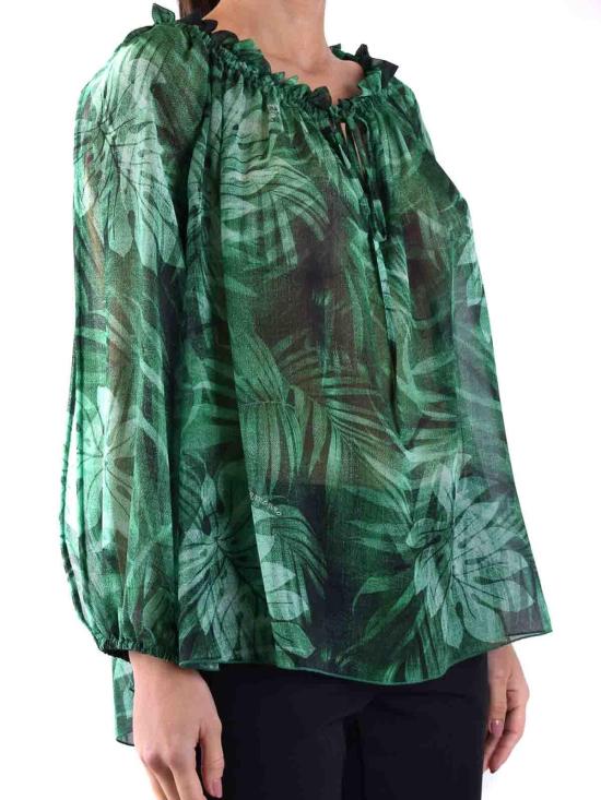 에르마노 설비노 블라우스 D44EK015EB1EB1MF684 Green - ERMANNO SCERVINO