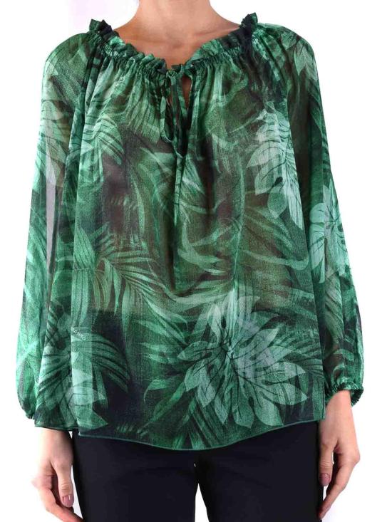  에르마노 설비노 블라우스 D44EK015EB1EB1MF684 Green - ERMANNO SCERVINO