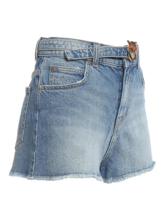 25SS 핑코 숏팬츠 1J10UTY82NF15 Light Wash - PINKO