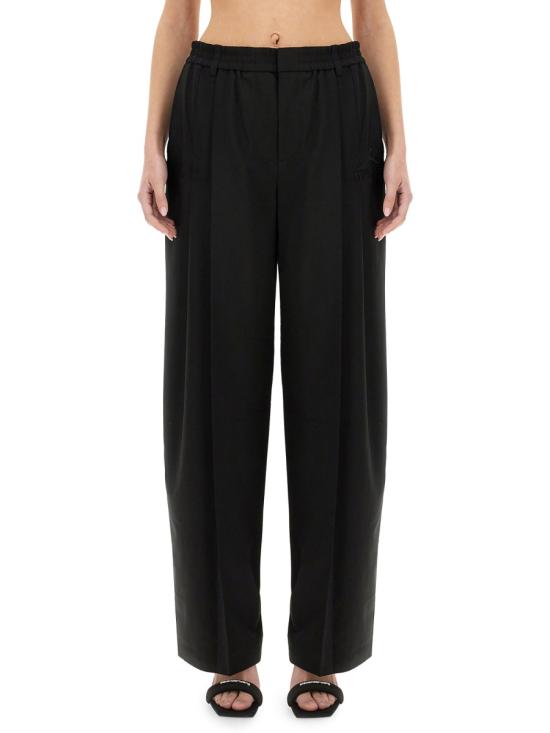 25SS 알렉산더 왕 스트레이트 팬츠 1WC2254811 001 BLACK