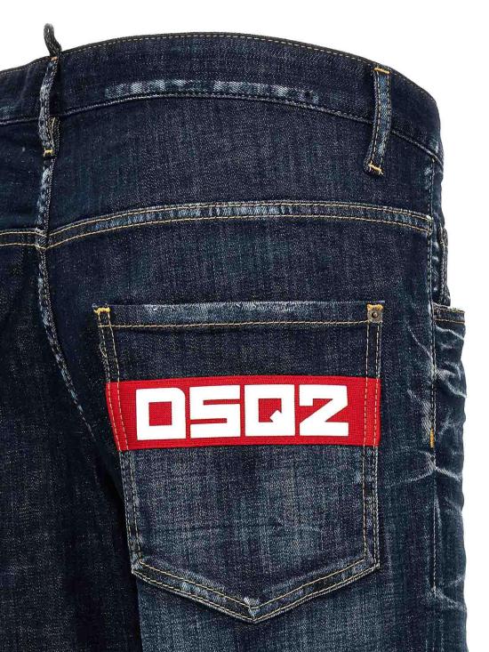 24FW 디스퀘어드2 스트레이트 팬츠 S74LB1486S30342470 Blue - DSQUARED2