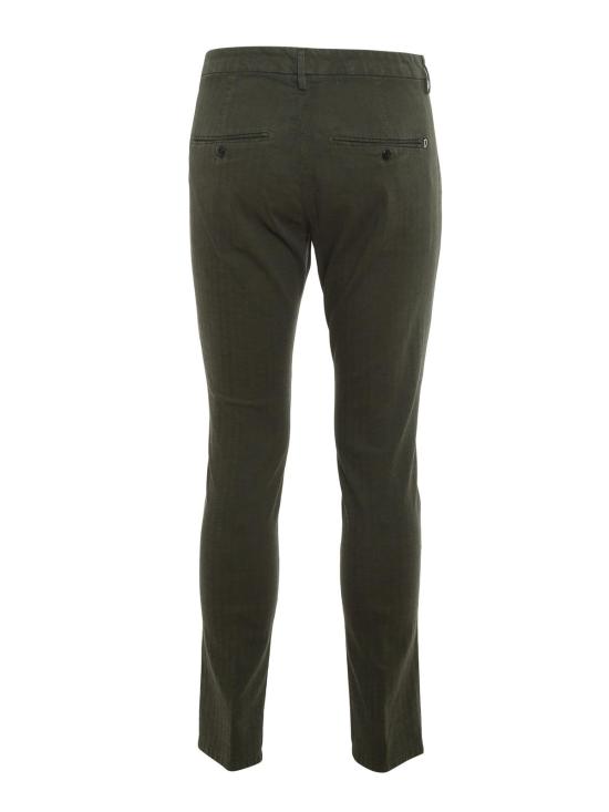  돈답 스트레이트 팬츠 UP235FS0236UBM5643 Dark Green - DONDUP