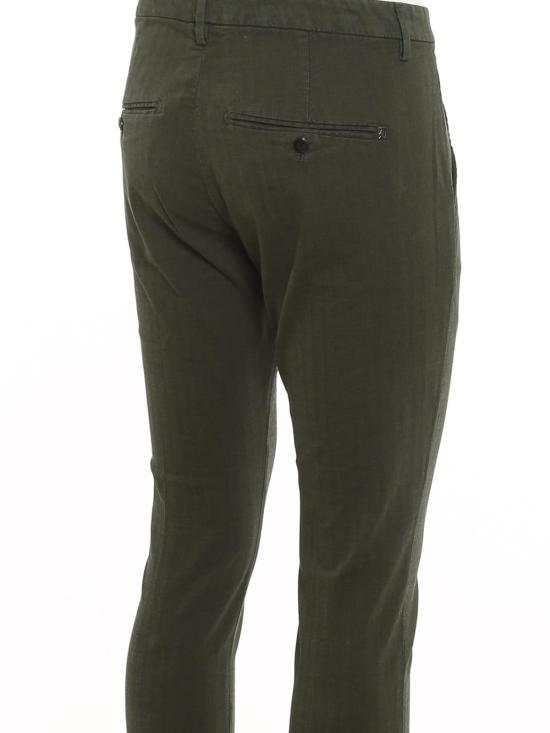  돈답 스트레이트 팬츠 UP235FS0236UBM5643 Dark Green - DONDUP