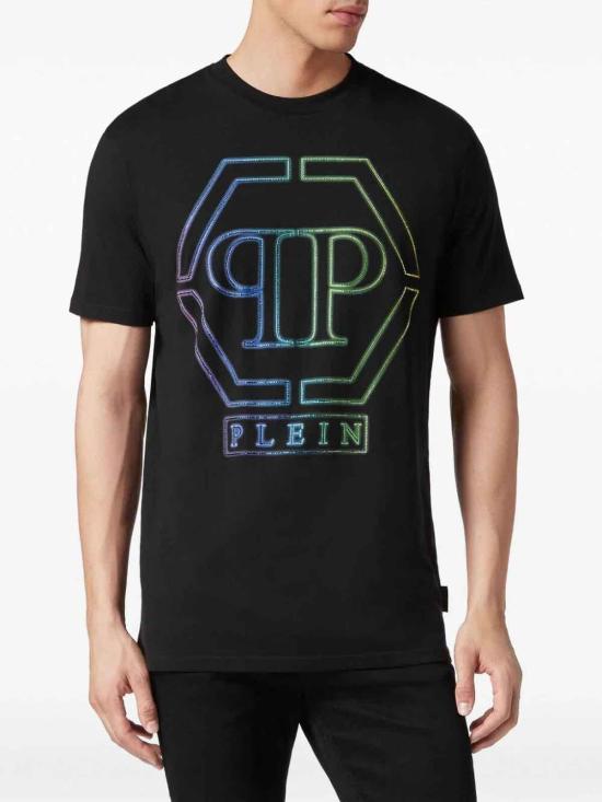  필립 플레인 반팔 티셔츠 SADCMTK6814PJY002N02 Black - PHILIPP PLEIN