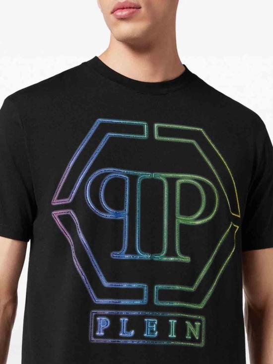  필립 플레인 반팔 티셔츠 SADCMTK6814PJY002N02 Black - PHILIPP PLEIN