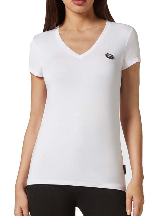  필립 플레인 반팔 티셔츠 FACCWTK2921PJY002N01 White - PHILIPP PLEIN