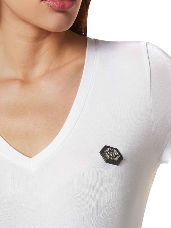  필립 플레인 반팔 티셔츠 FACCWTK2921PJY002N01 White - PHILIPP PLEIN