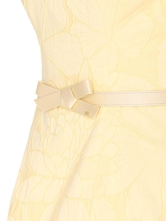 25SS 엘리자베타프랜치 미디 스커트 AB77952E2DC7 Yellow - ELISABETTA FRANCHI