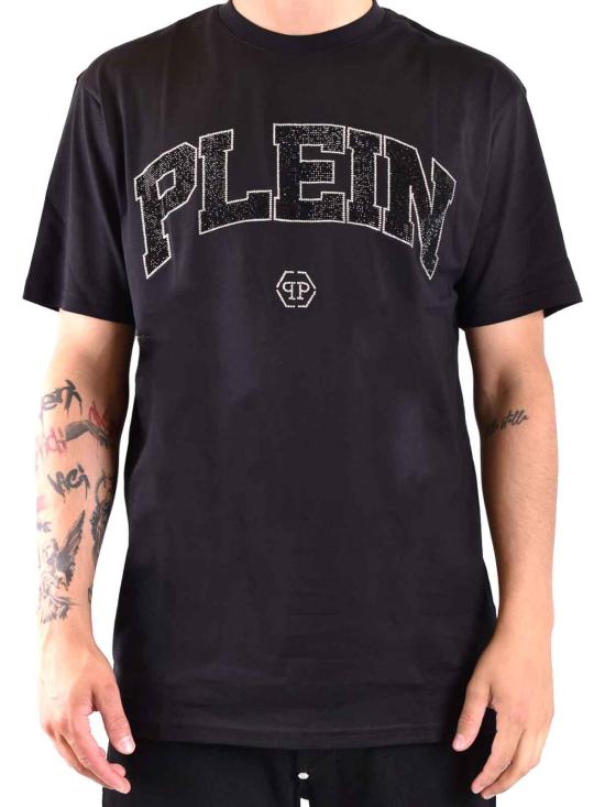  필립 플레인 반팔 티셔츠 FADCMTK7349PJY002N02 Black - PHILIPP PLEIN