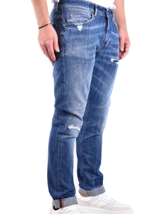 돈답 스트레이트 팬츠 UP232DS0107UGF9DU800 Blue - DONDUP