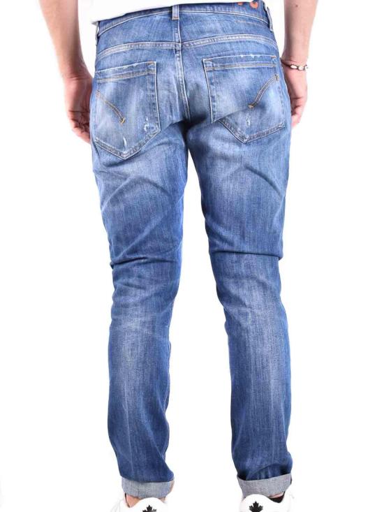  돈답 스트레이트 팬츠 UP232DS0107UGF9DU800 Blue - DONDUP