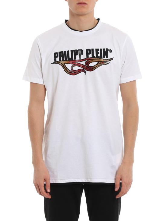  필립 플레인 반팔 티셔츠 F19CMTK3662PJY002N01 White - PHILIPP PLEIN