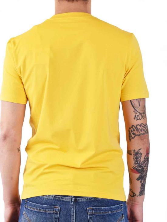 24FW 모스키노 반팔 티셔츠 073002391029 Yellow - MOSCHINO
