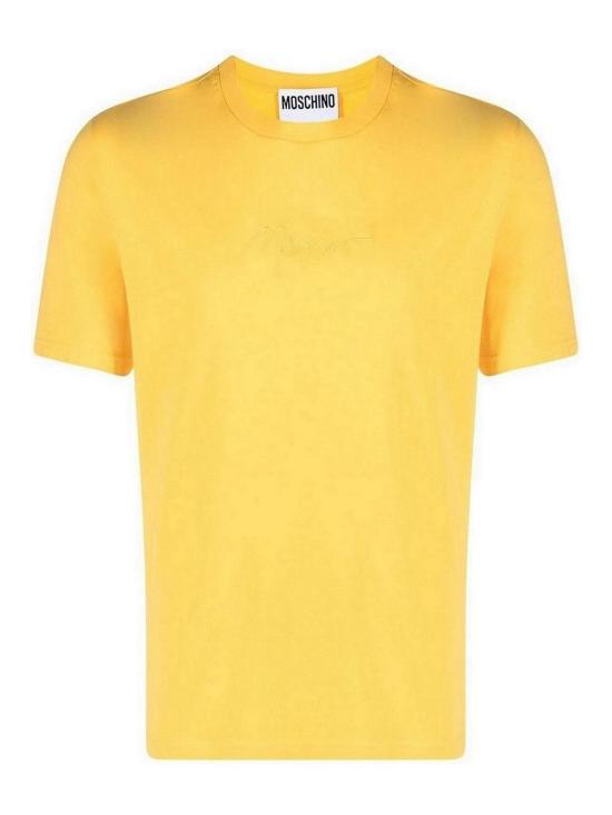 24FW 모스키노 반팔 티셔츠 073002391029 Yellow