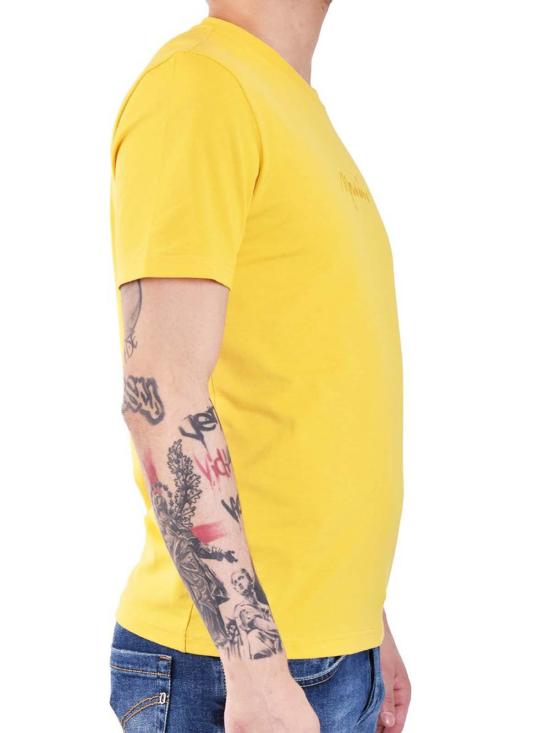 24FW 모스키노 반팔 티셔츠 073002391029 Yellow - MOSCHINO