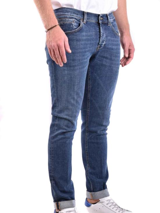  돈답 스트레이트 팬츠 UP232DSE316UGFDU800 Blue - DONDUP
