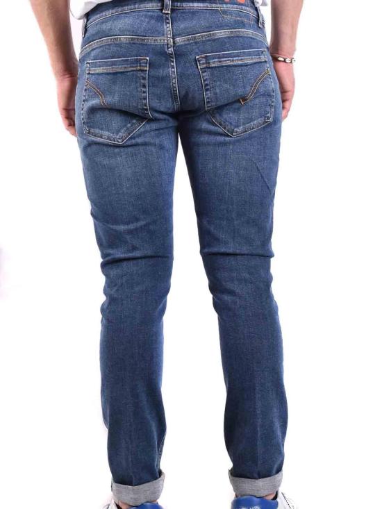  돈답 스트레이트 팬츠 UP232DSE316UGFDU800 Blue - DONDUP