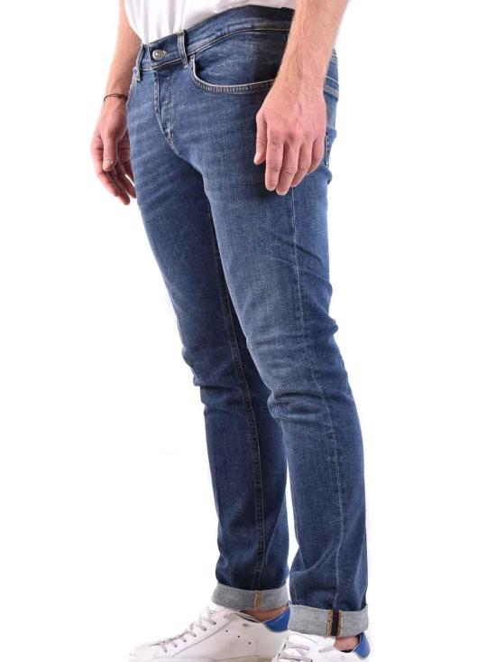  돈답 스트레이트 팬츠 UP232DSE316UGFDU800 Blue - DONDUP