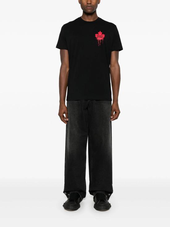 25FW 디스퀘어드2 반팔 티셔츠 S74GD1358D20014900 Black - DSQUARED2