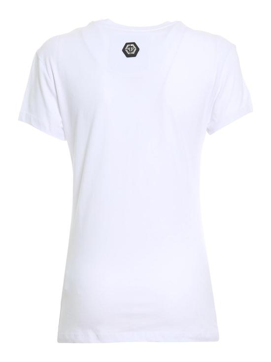  필립 플레인 반팔 티셔츠 A20CWTK2112PJY002N01 White - PHILIPP PLEIN